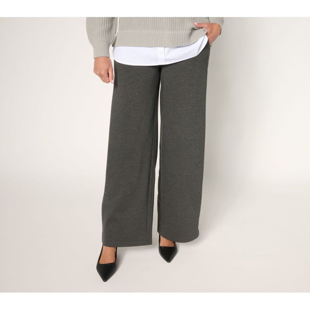 SUNNYLiFE Women's Pants Sz 6 Perfect Ponte Pull-On Pant Gray A723272